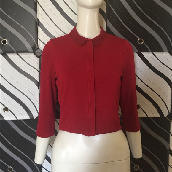 Burgundy Cardigan - Picture 2 of 10